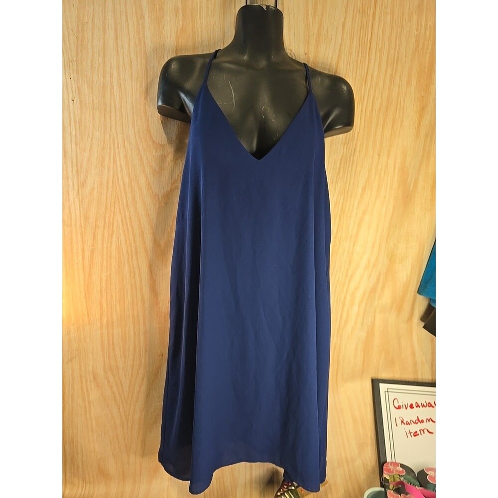 382 Shirt Womens SMALL Boho Spaghetti Strap V-Neck Camisole Tank Top Dress